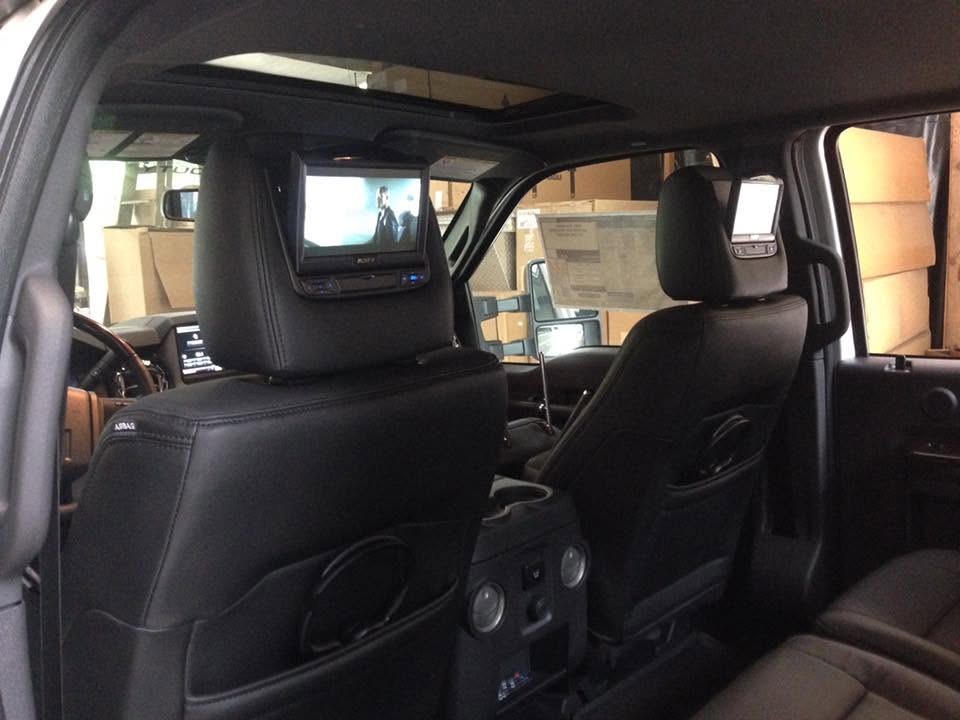Vehicle audio and monitors